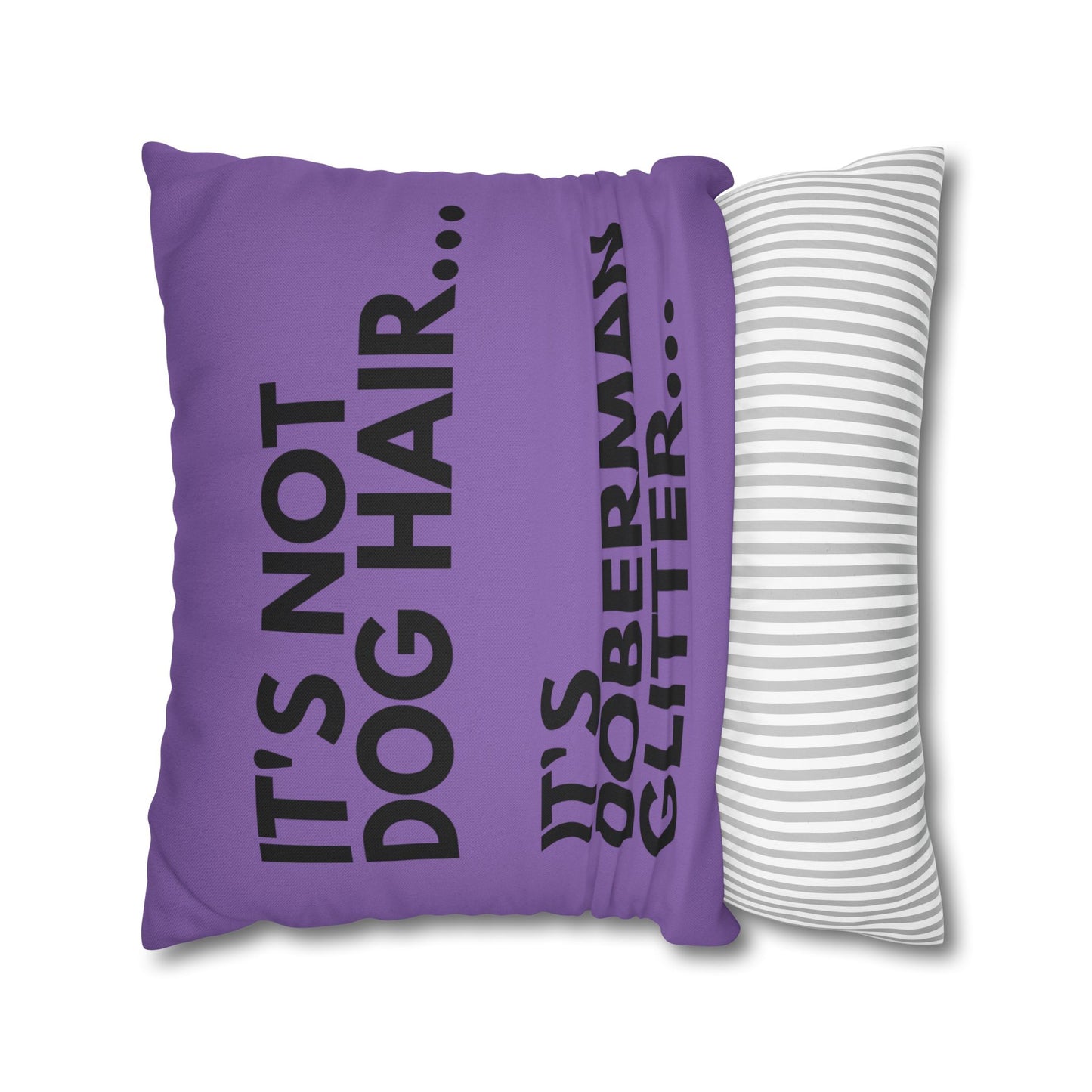Glitter 2 Light Purple Square Pillowcase