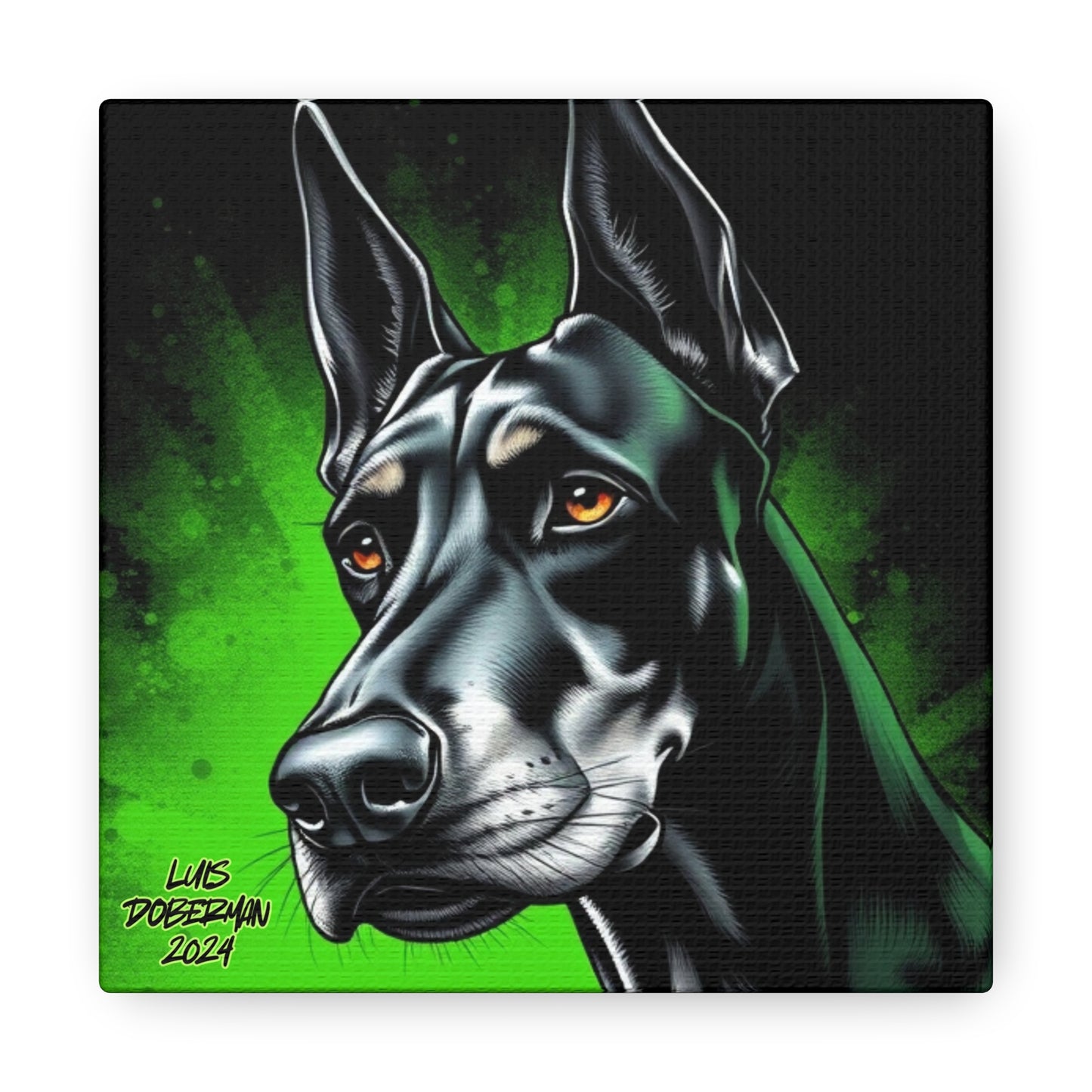 Luis Doberman 2024 Edition 007 Canvas
