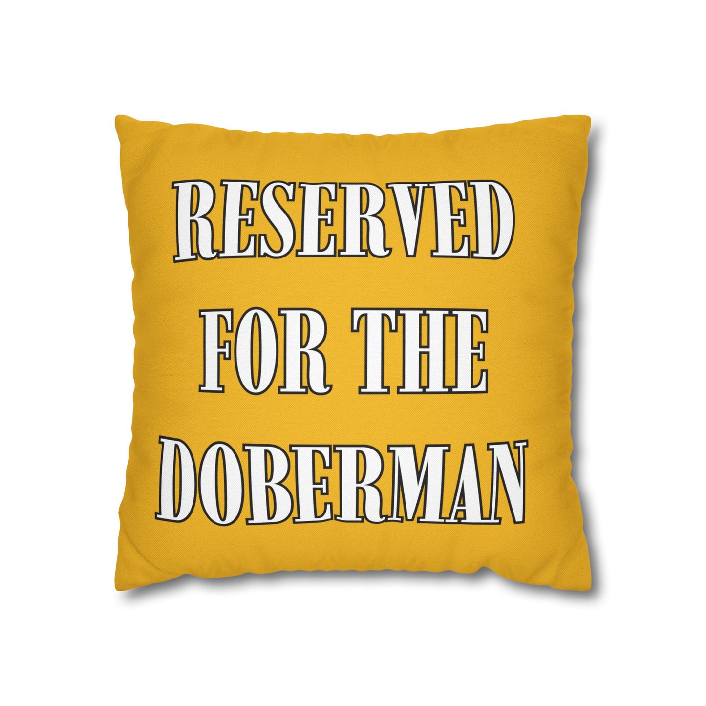 Reserved Yellow Square Pillow Covers