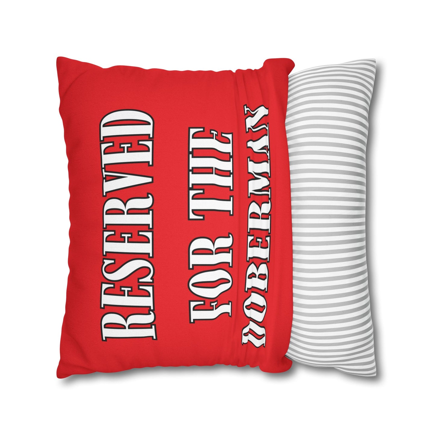 Reserved Red Square Pillow Covers
