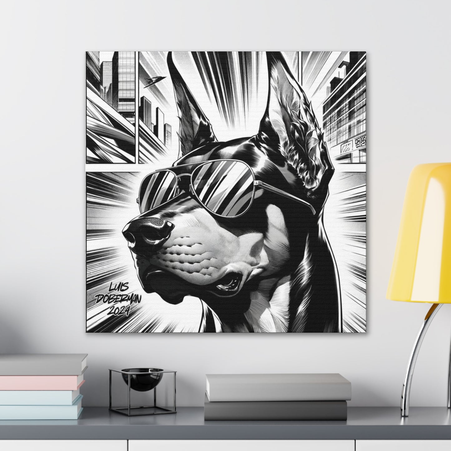 Luis Doberman 2024 Edition 037 Canvas