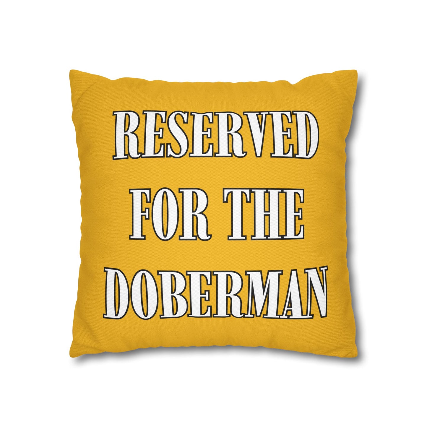 Reserved Yellow Square Pillow Covers