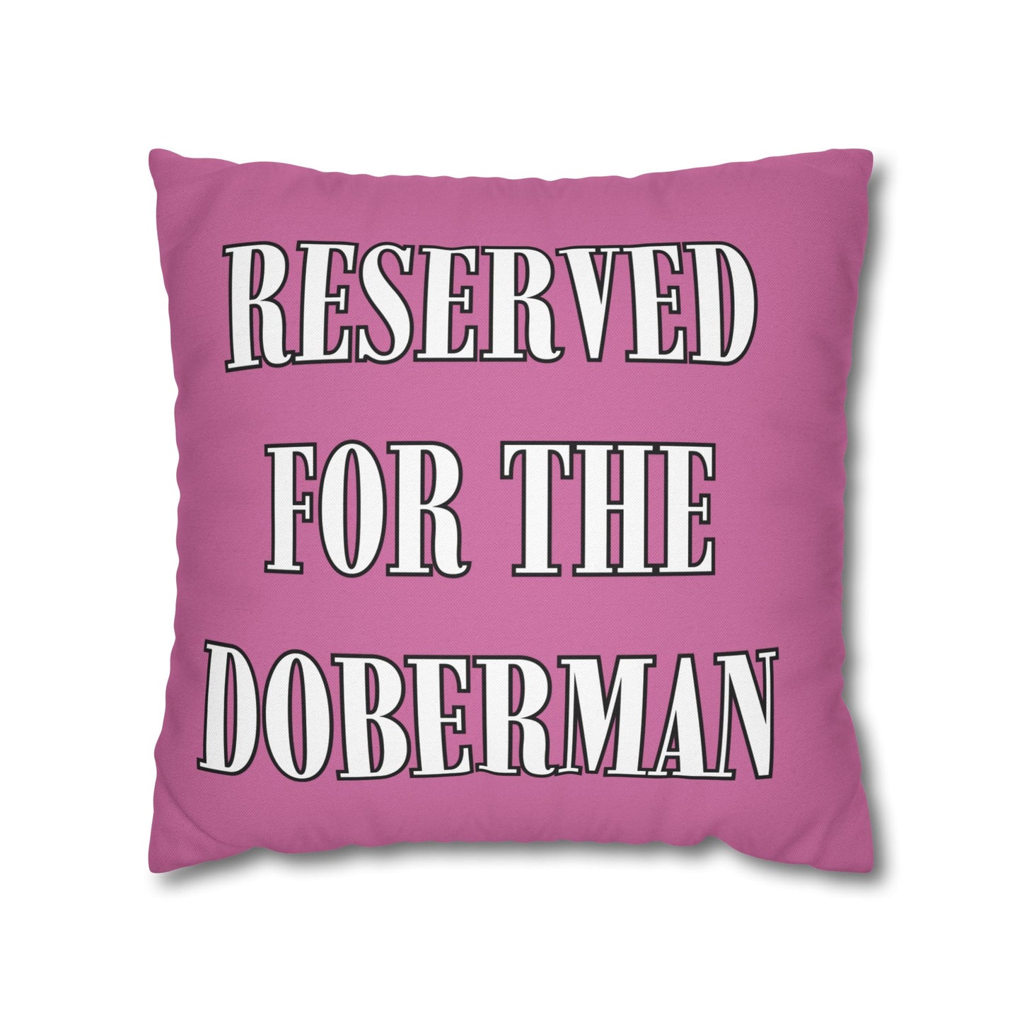 Reserved Pink Square Pillow Covers