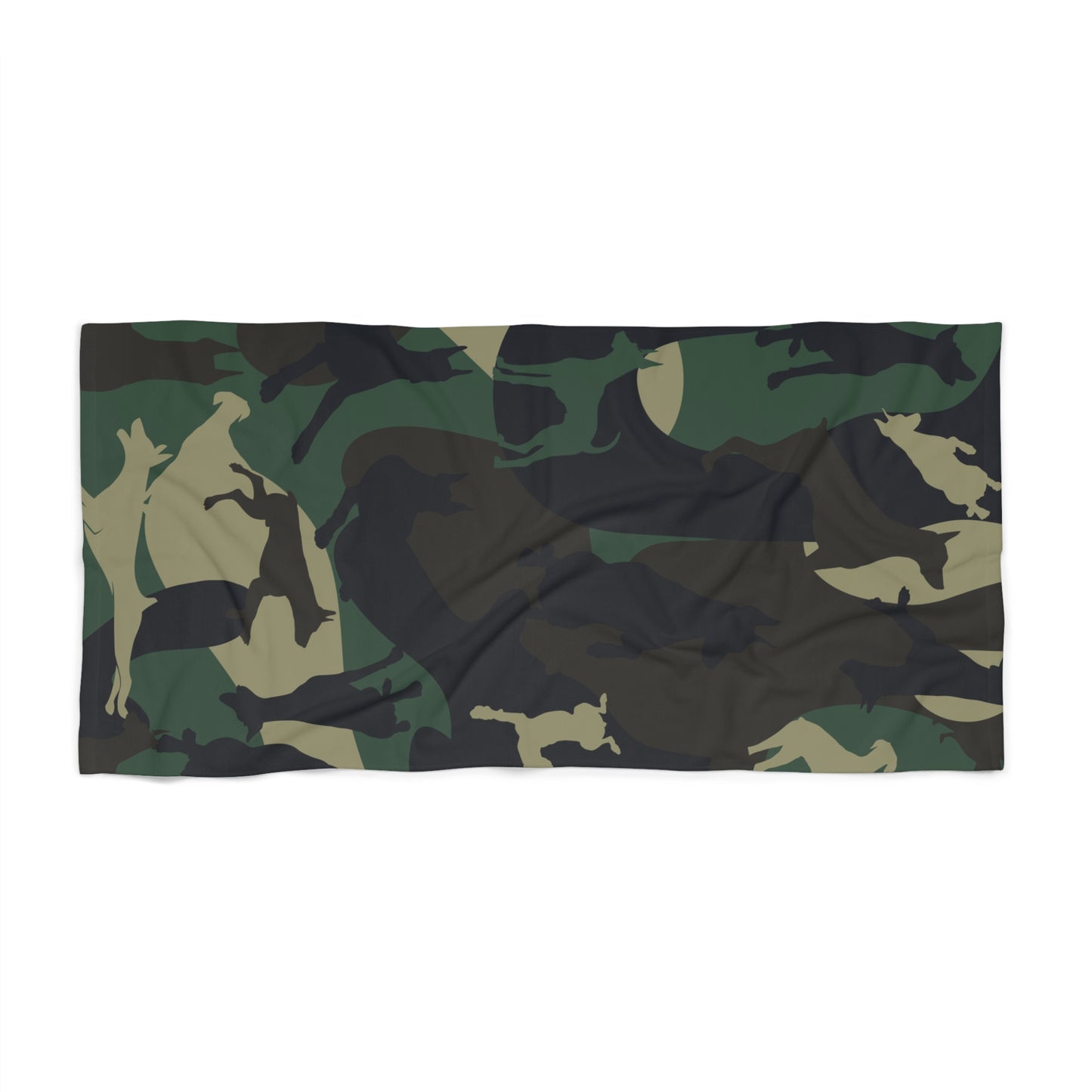 Dobie Camo Beach Towel