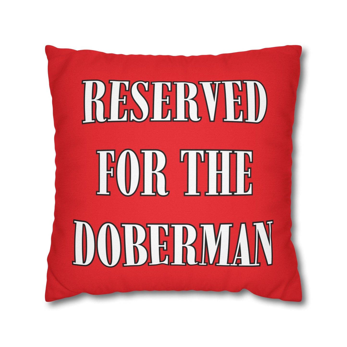 Reserved Red Square Pillow Covers