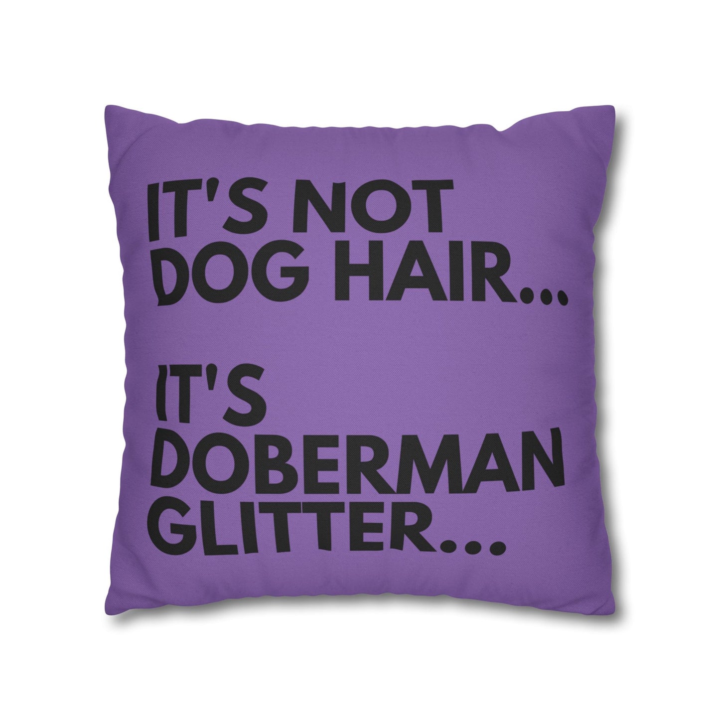 Glitter 2 Light Purple Square Pillowcase