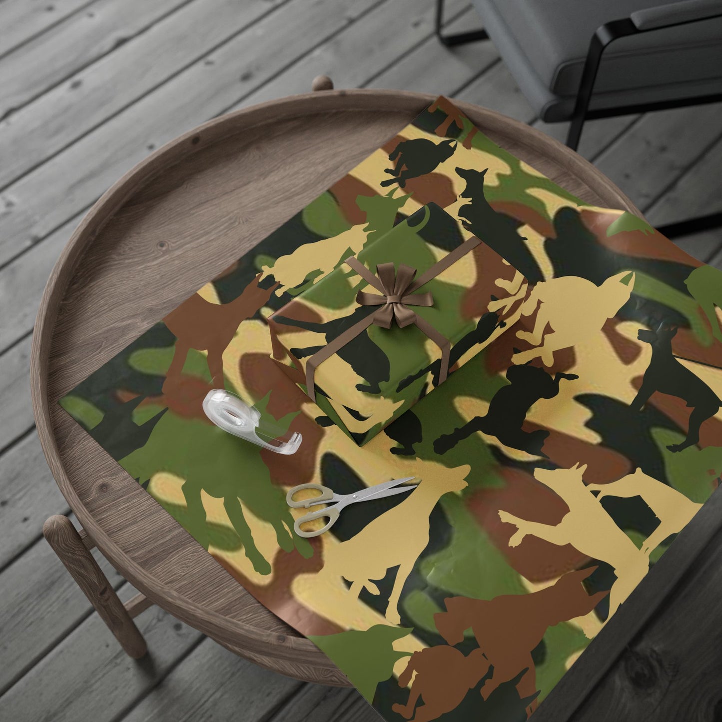 Camo 7 Doberman Pattern Wrapping Papers