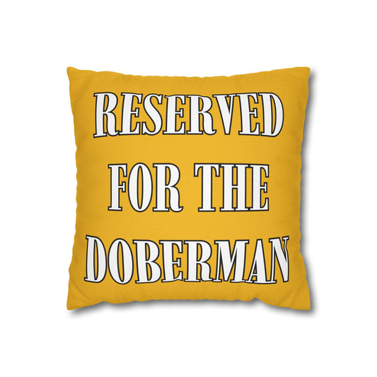 Reserved Yellow Square Pillow Covers