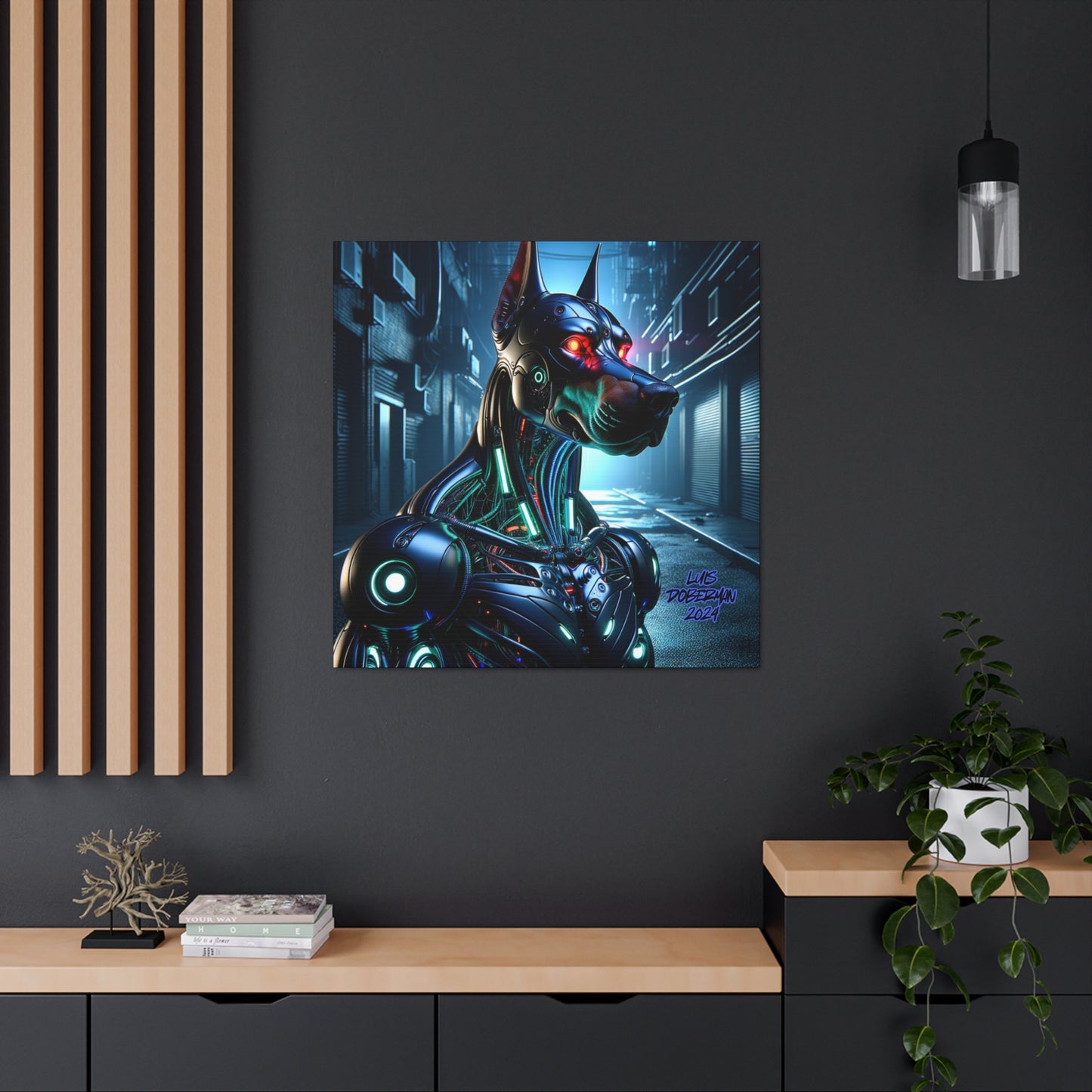 Luis Doberman 2024 Edition 017 Canvas Gallery Wraps