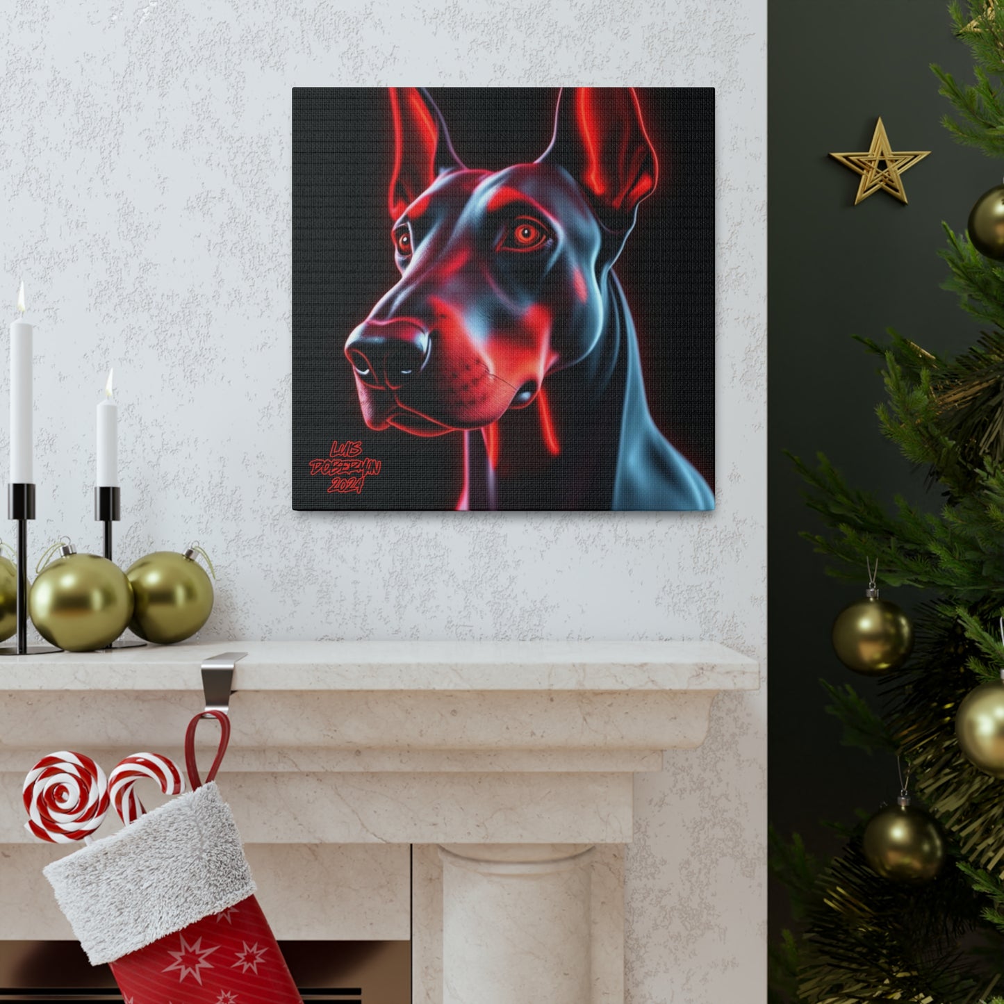 Luis Doberman 2024 Edition 006 Canvas