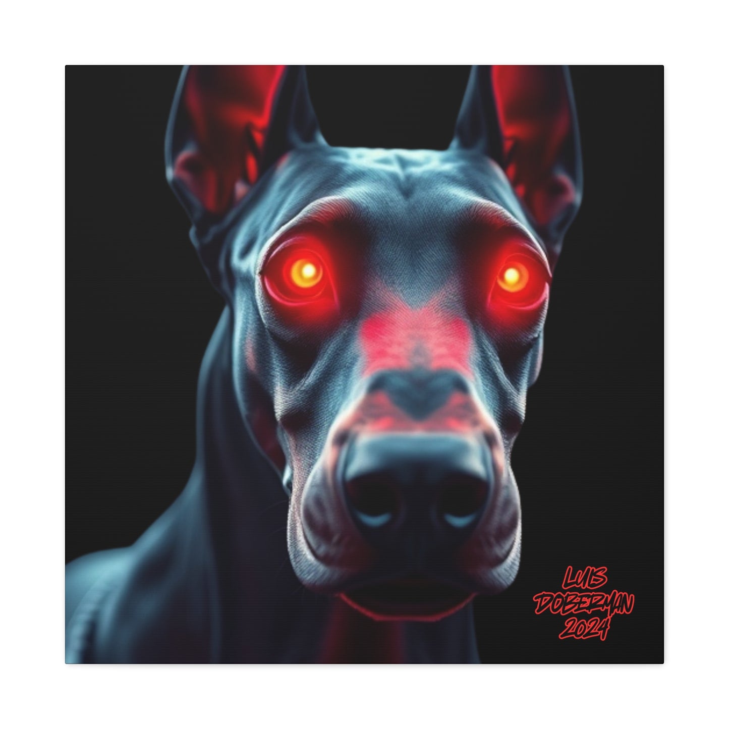 Luis Doberman 2024 Edition 008 Canvas Gallery Wraps