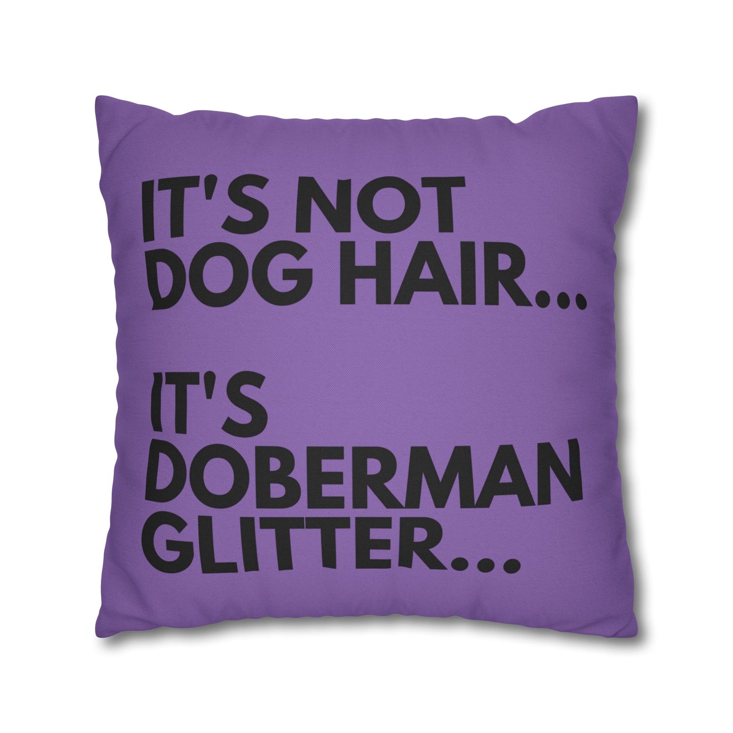 Glitter 2 Light Purple Square Pillowcase