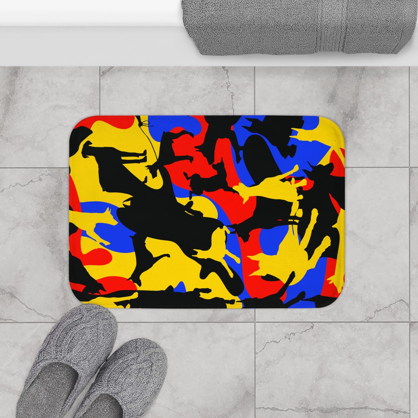 Food/Water Mat Dobie Yellow Camo