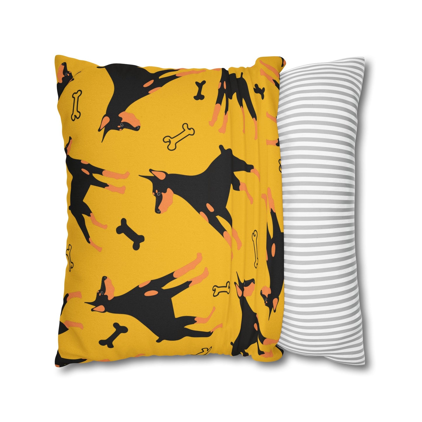 Pattern 1 Yellow Square Pillowcase