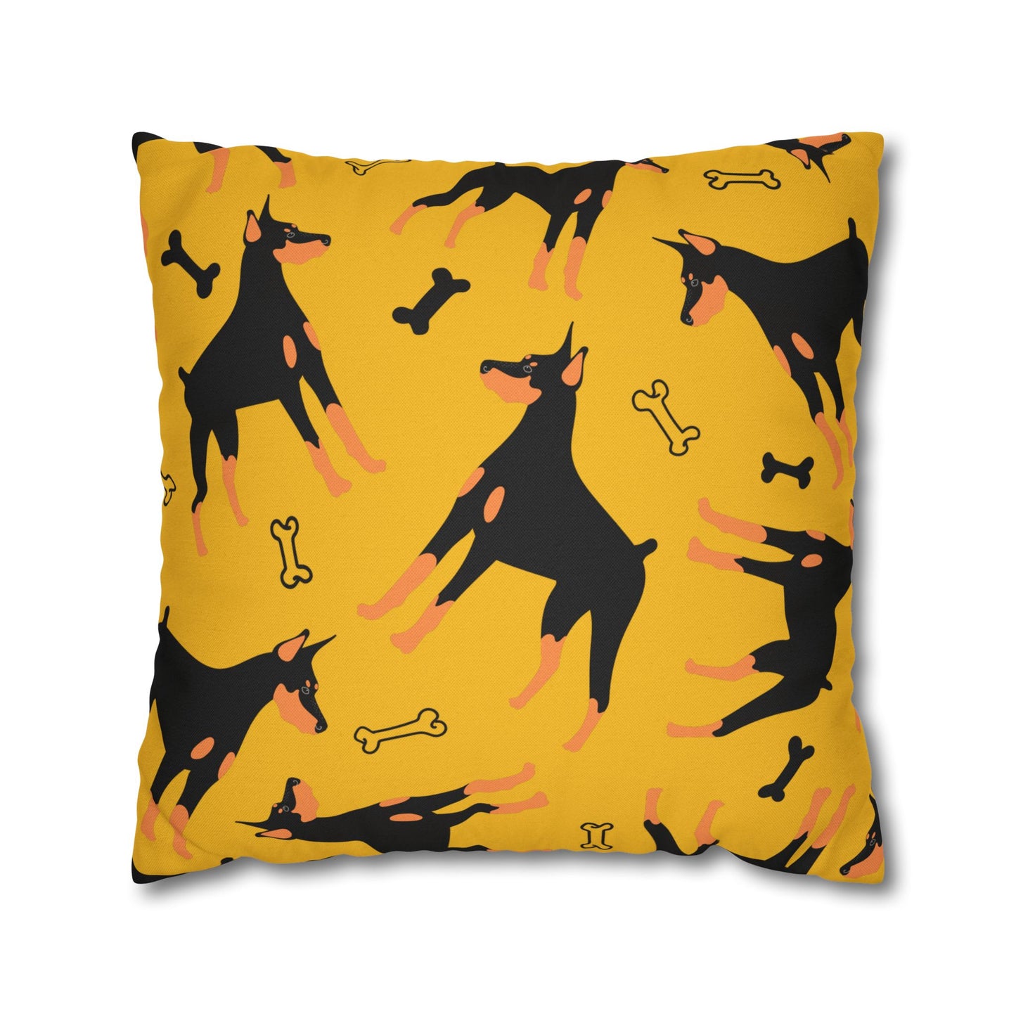 Pattern 1 Yellow Square Pillowcase