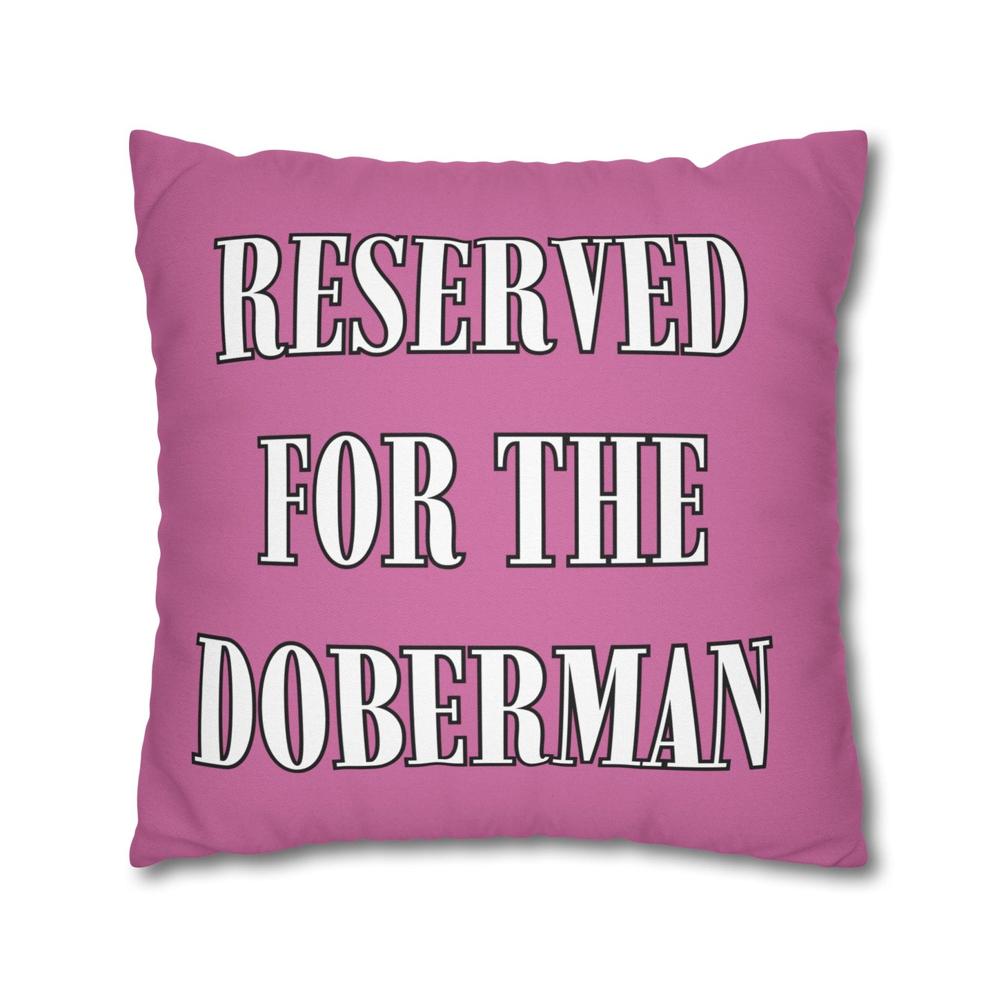 Reserved Pink Square Pillow Covers