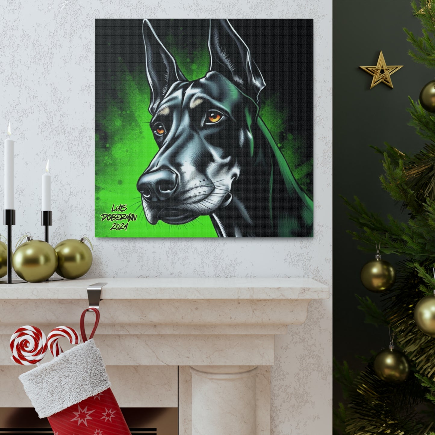 Luis Doberman 2024 Edition 007 Canvas