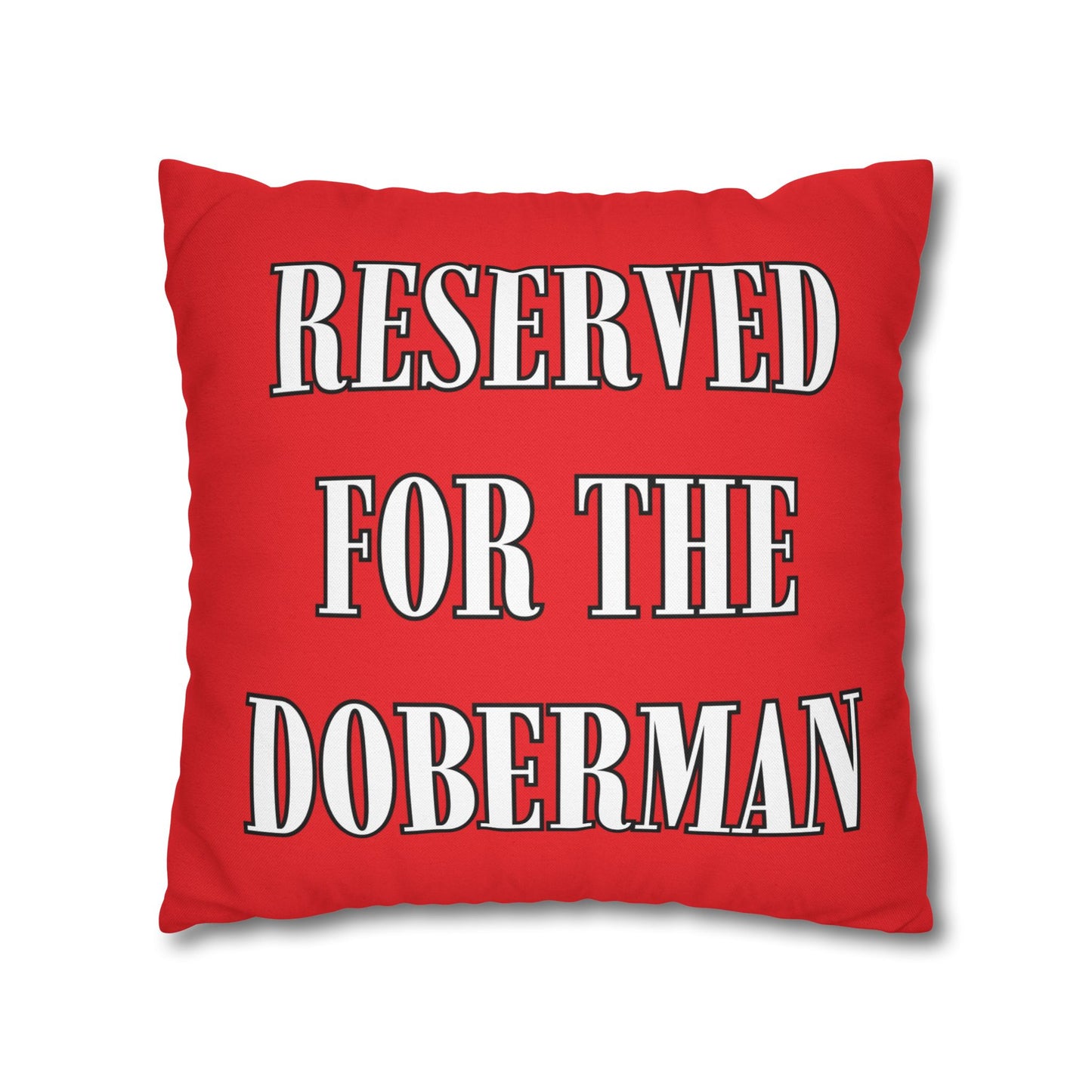 Reserved Red Square Pillow Covers