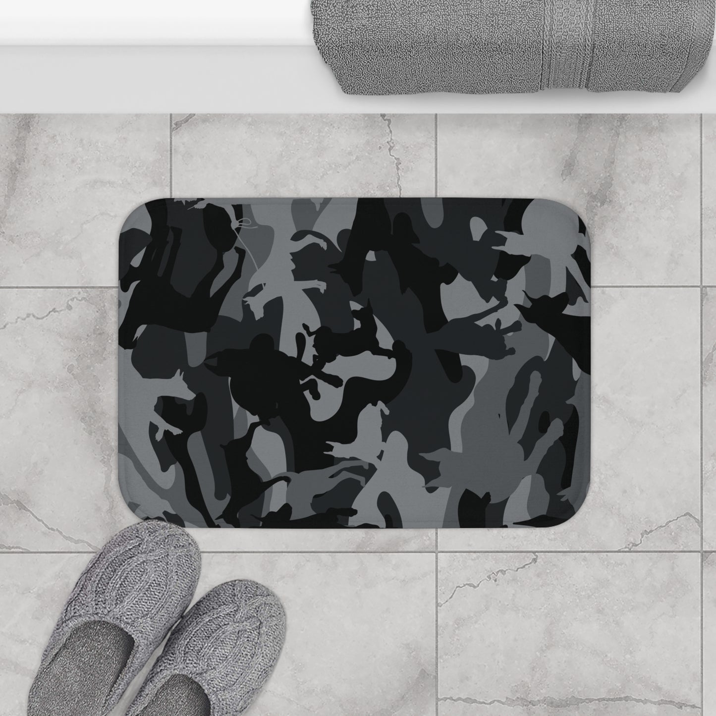 Food/Water Mat Dobie Gray Camo