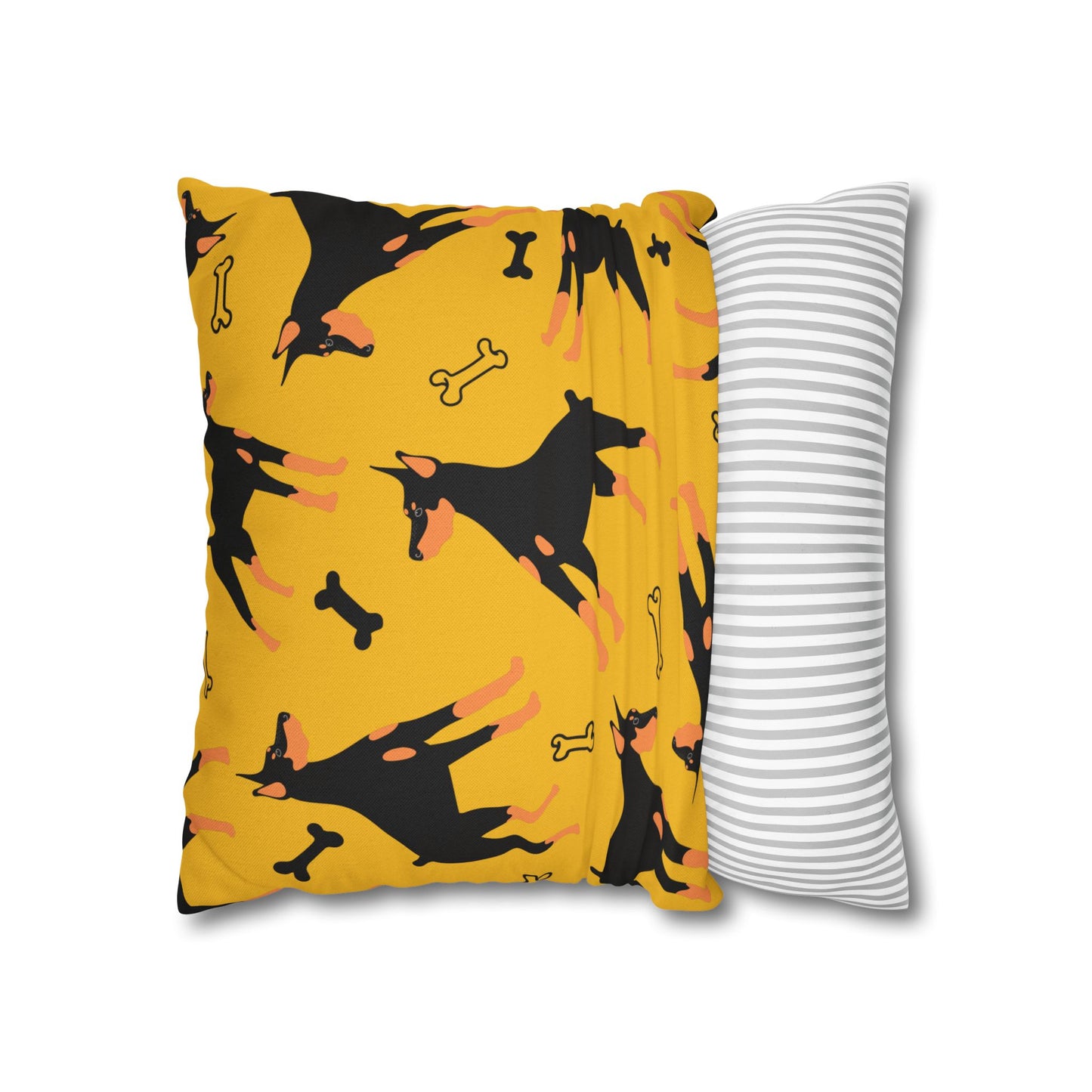 Pattern 1 Yellow Square Pillowcase