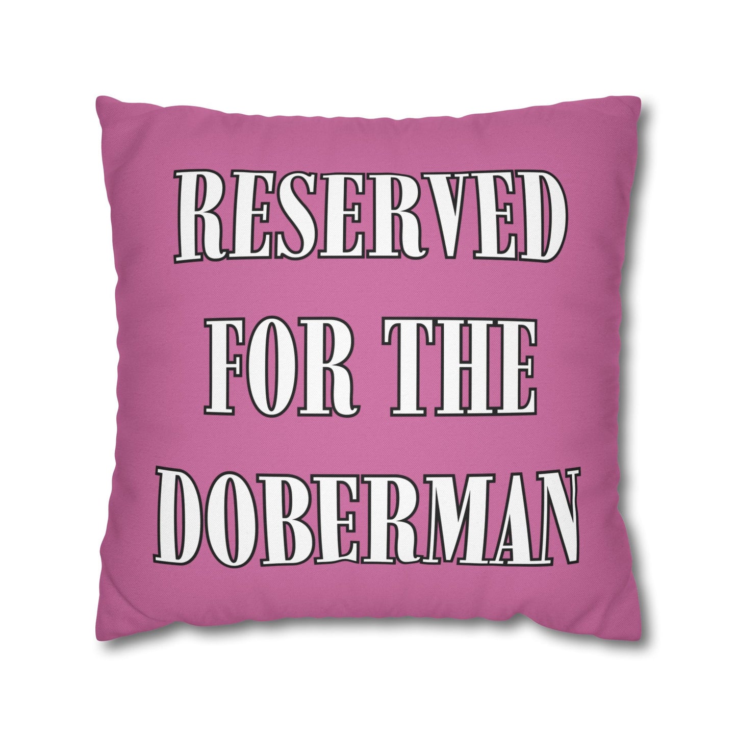 Reserved Pink Square Pillow Covers