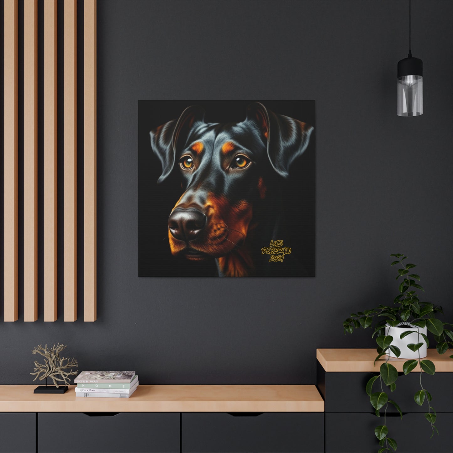 Luis Doberman 2024 Edition 014 Canvas Gallery Wraps