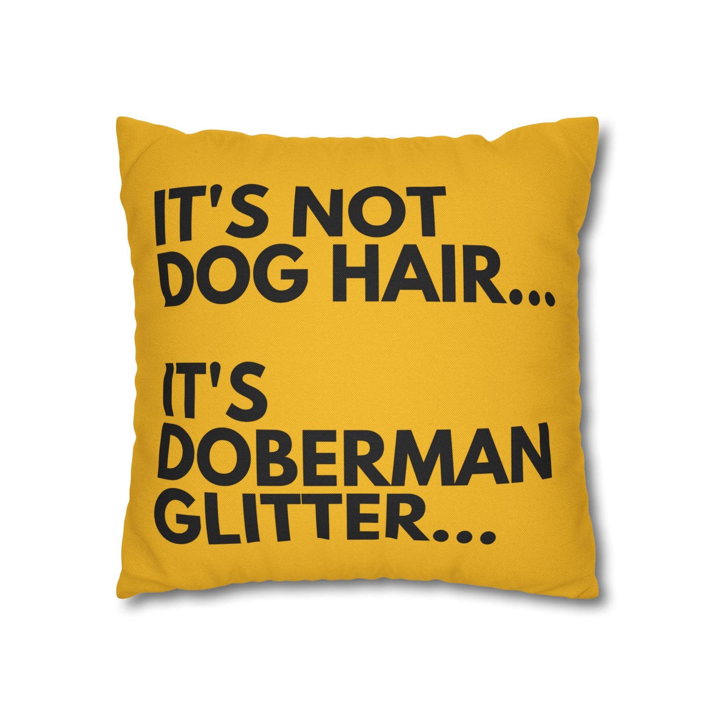Glitter 2 Yellow Square Pillowcase