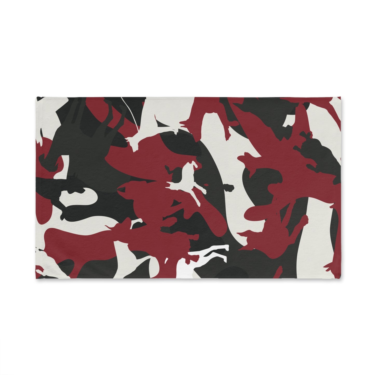 Doberman Red Camo Pattern Snout Towel