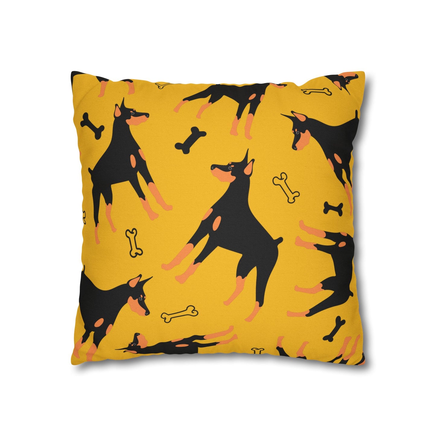 Pattern 1 Yellow Square Pillowcase
