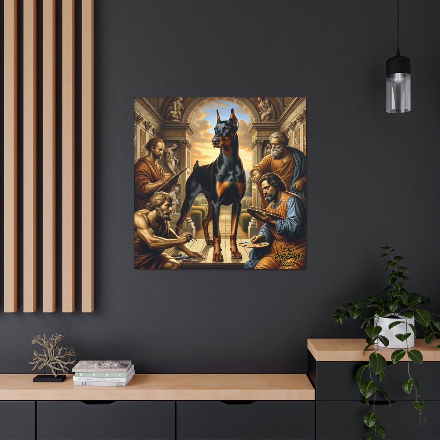 Luis Doberman 2024 Edition 018 Canvas