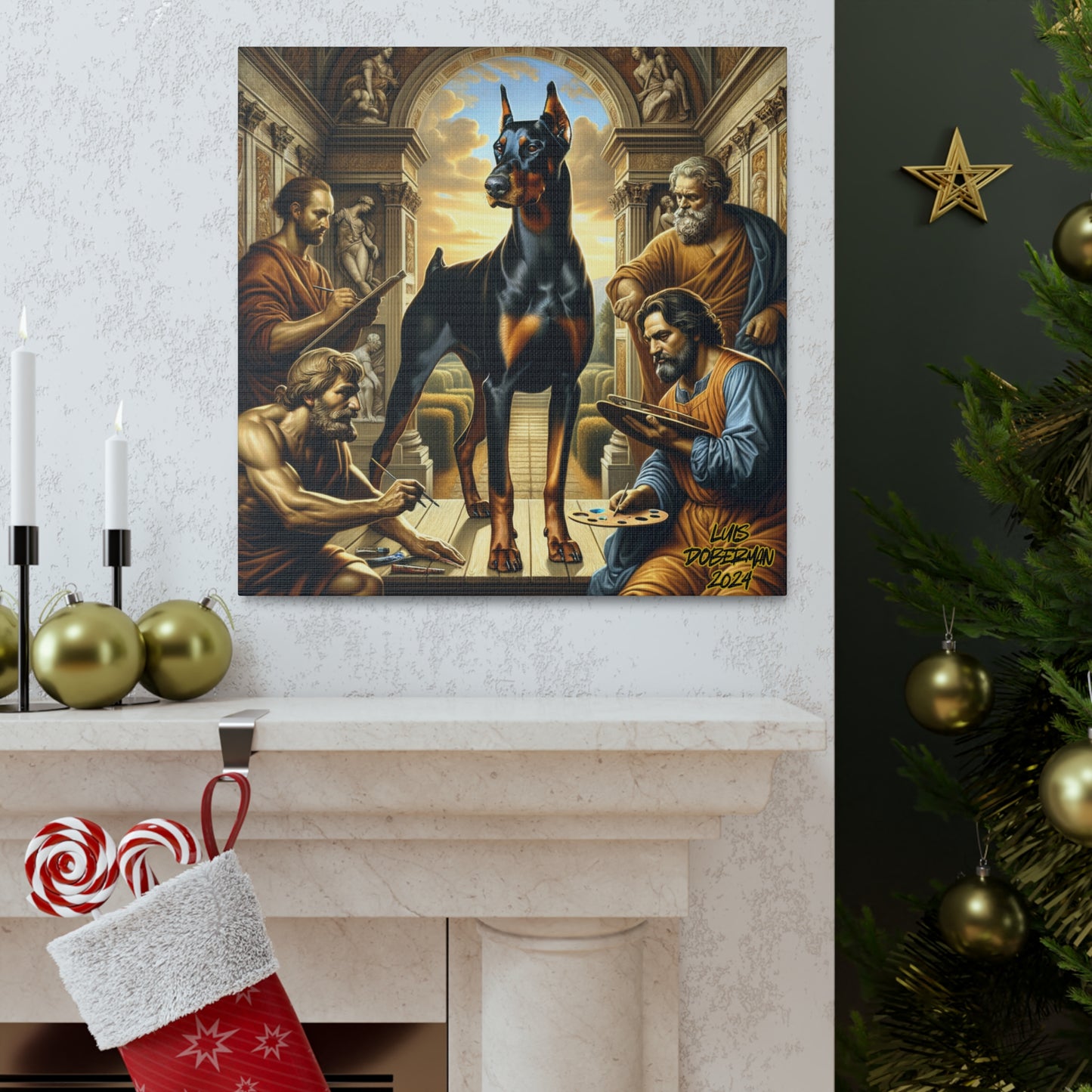 Luis Doberman 2024 Edition 018 Canvas