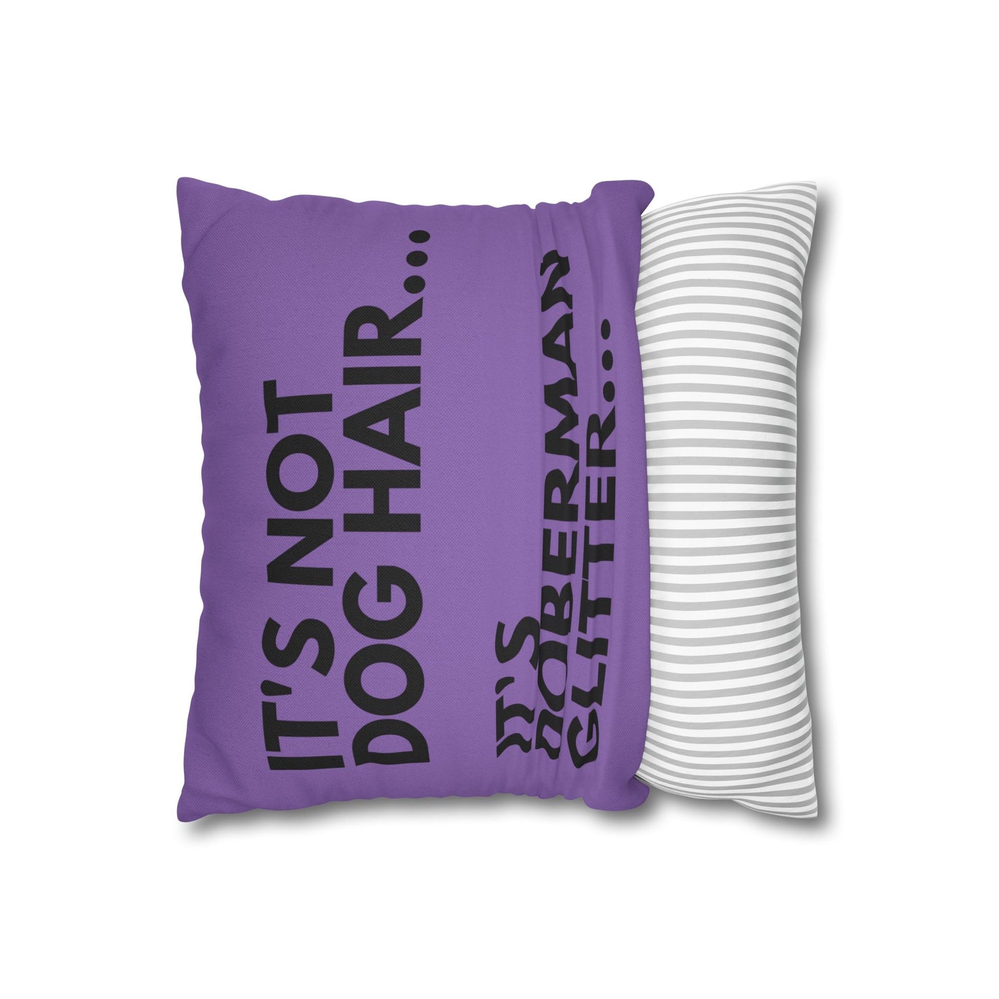 Glitter 2 Light Purple Square Pillowcase