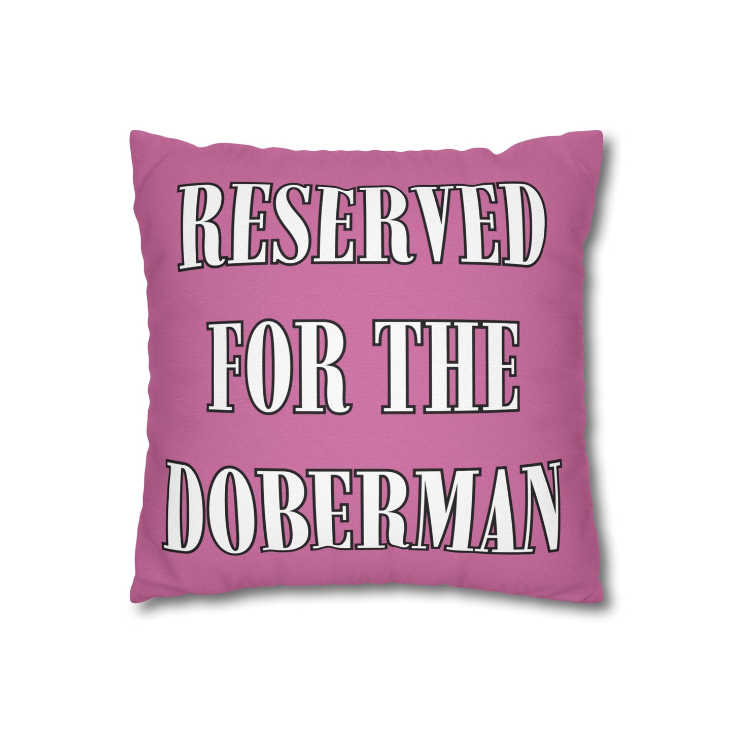 Reserved Pink Square Pillow Covers