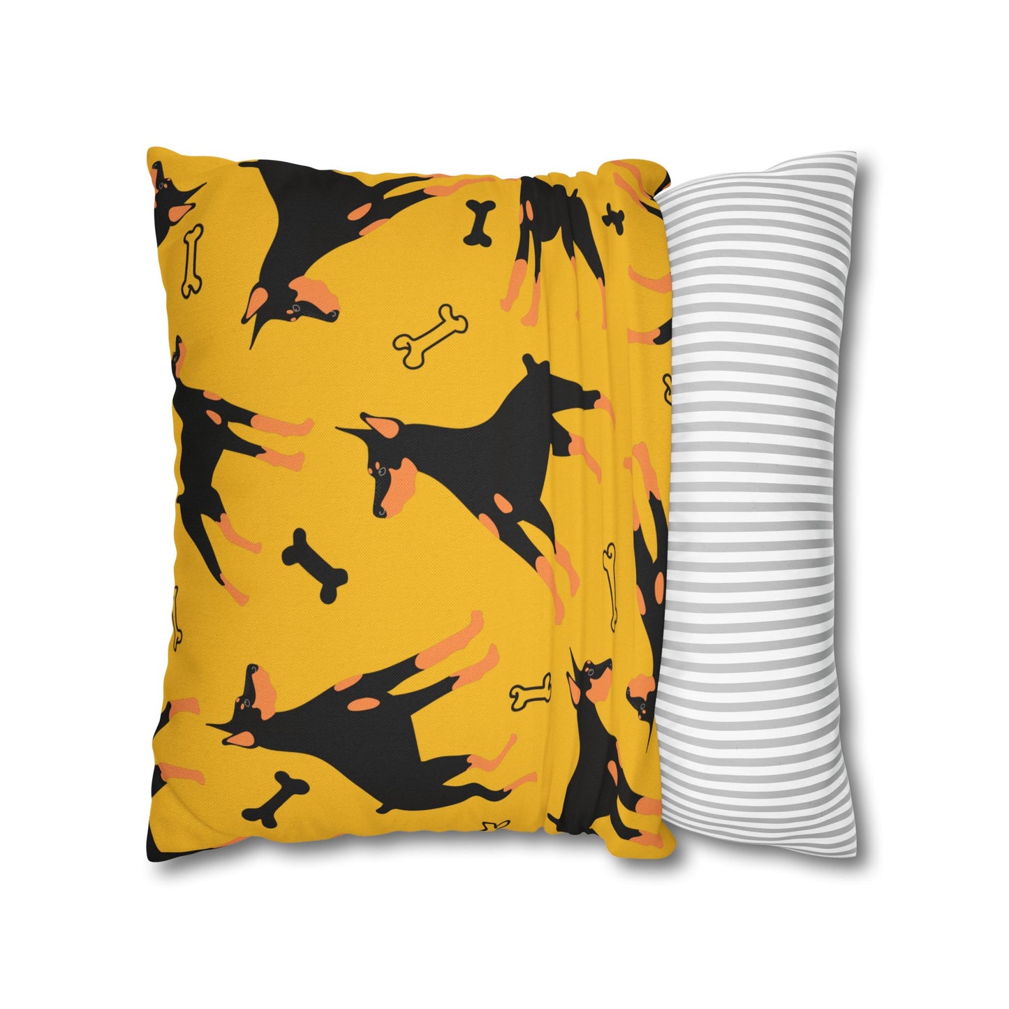 Pattern 1 Yellow Square Pillowcase
