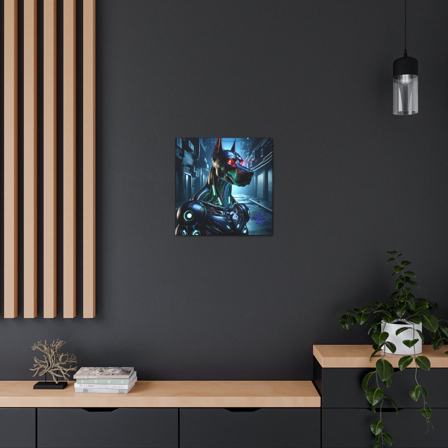 Luis Doberman 2024 Edition 017 Canvas Gallery Wraps