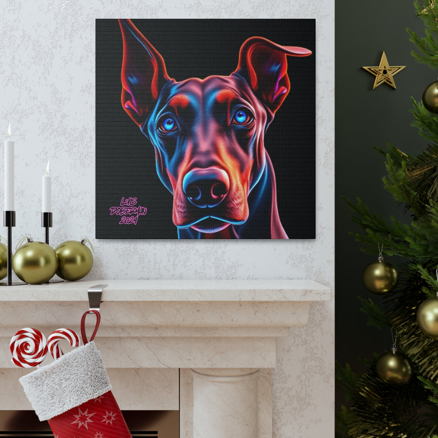 Luis Doberman 2024 Edition 005 Canvas