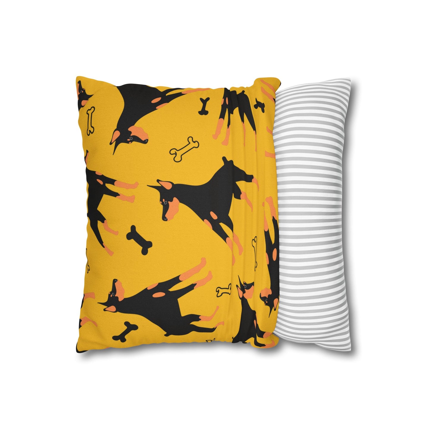 Pattern 1 Yellow Square Pillowcase