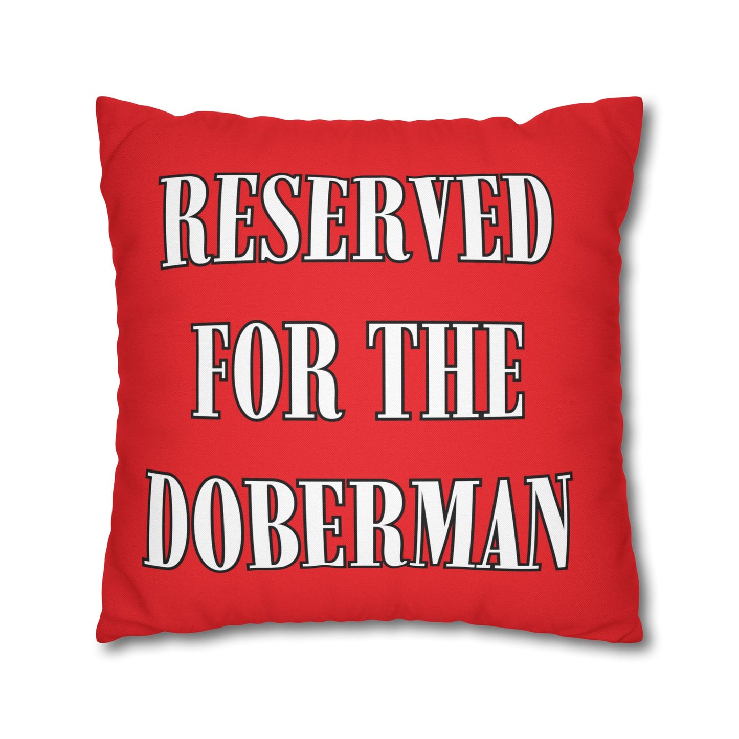 Reserved Red Square Pillow Covers