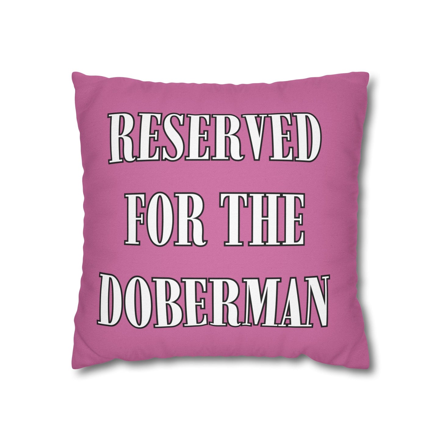 Reserved Pink Square Pillow Covers