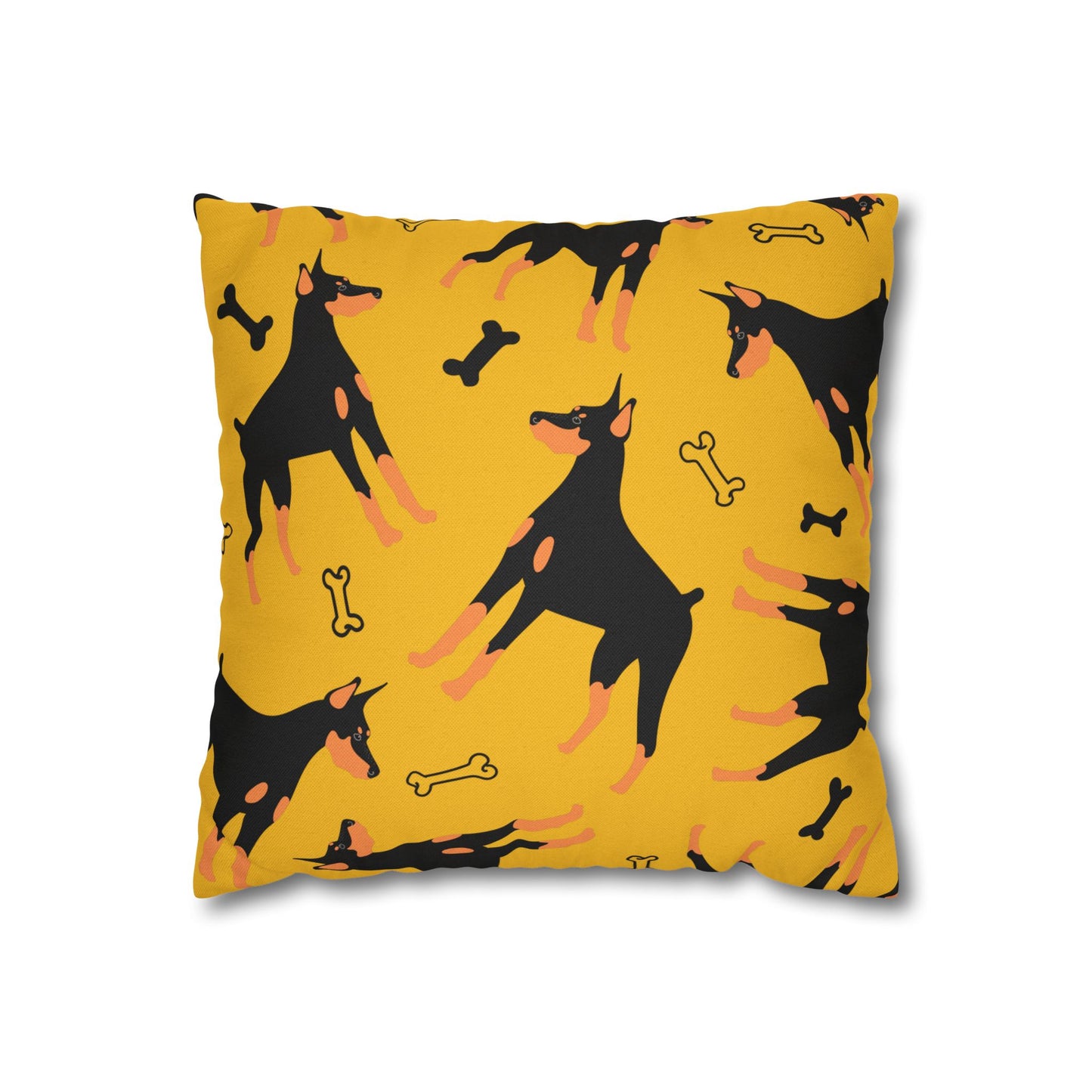 Pattern 1 Yellow Square Pillowcase
