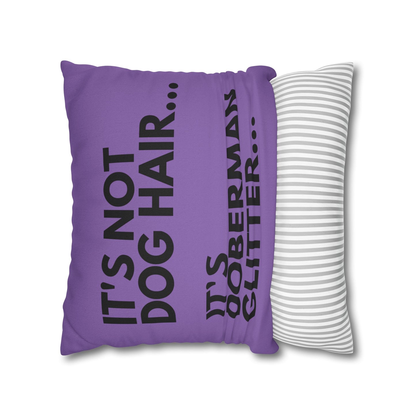 Glitter 2 Light Purple Square Pillowcase