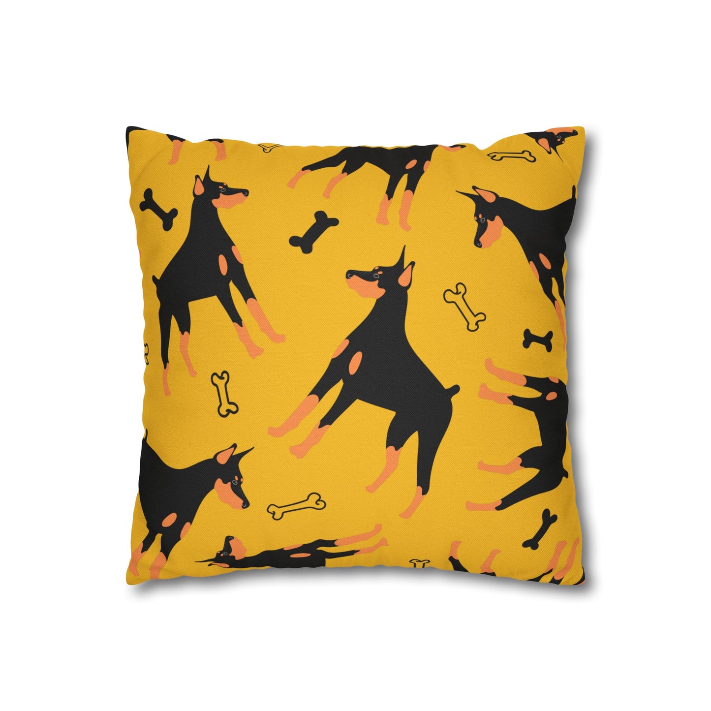 Pattern 1 Yellow Square Pillowcase