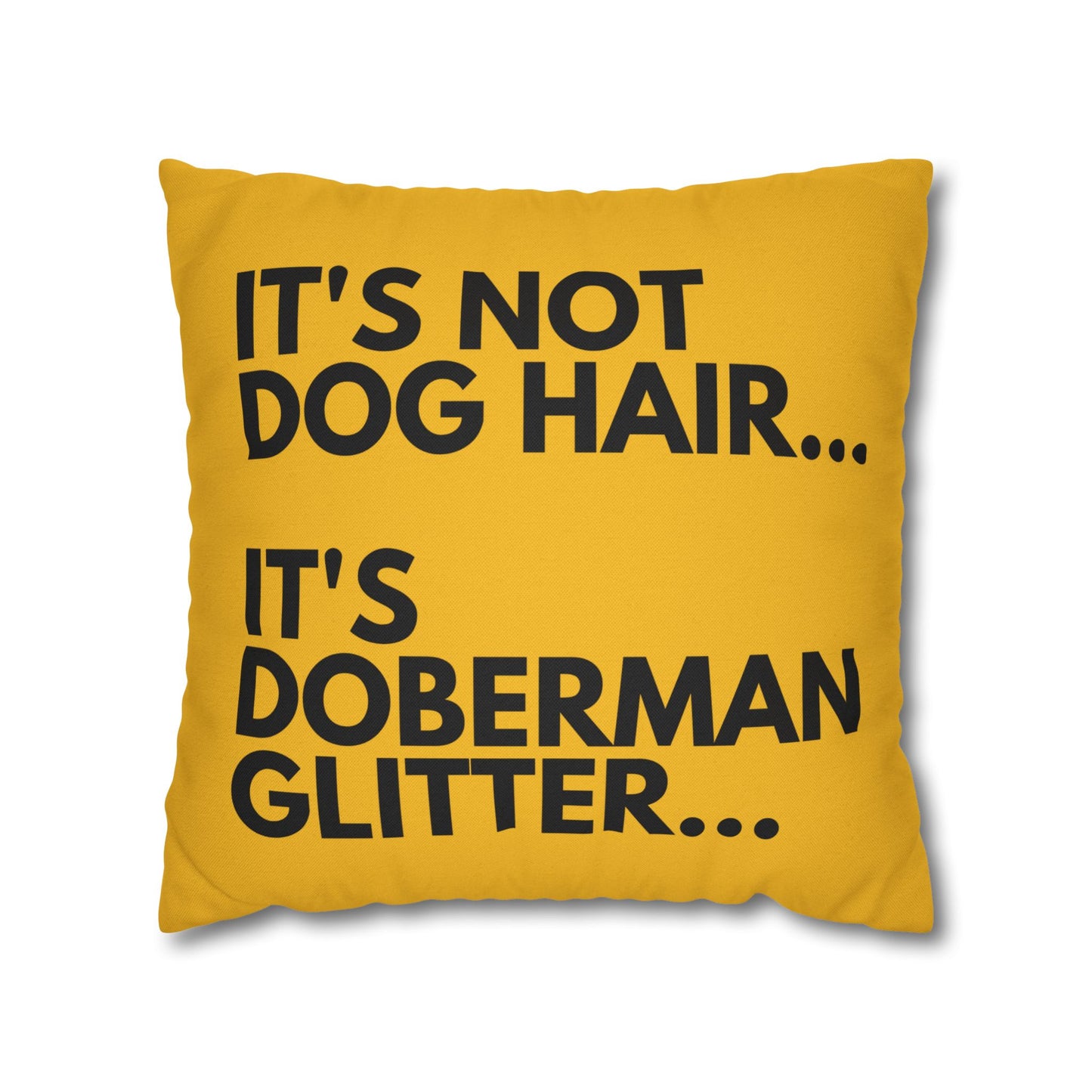 Glitter 2 Yellow Square Pillowcase