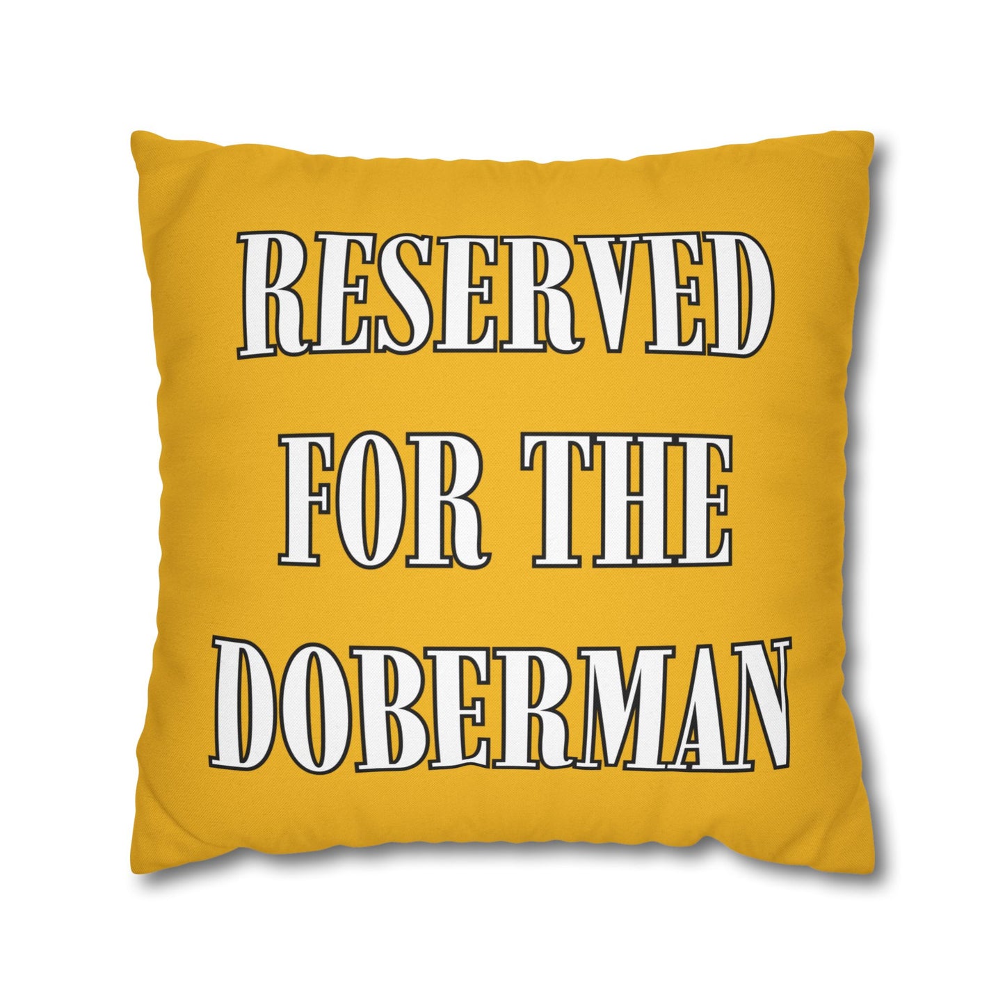 Reserved Yellow Square Pillow Covers