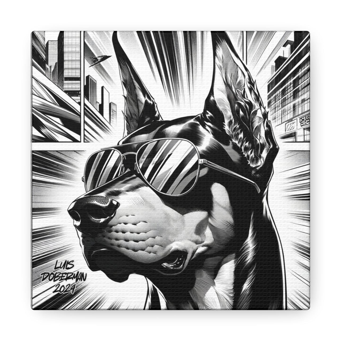 Luis Doberman 2024 Edition 037 Canvas