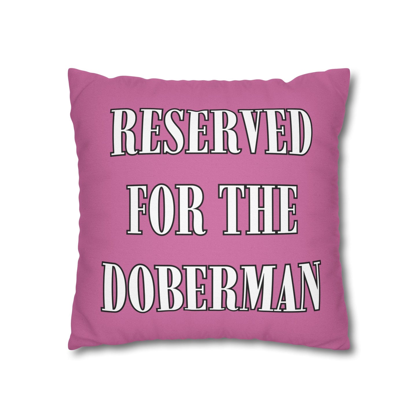 Reserved Pink Square Pillow Covers
