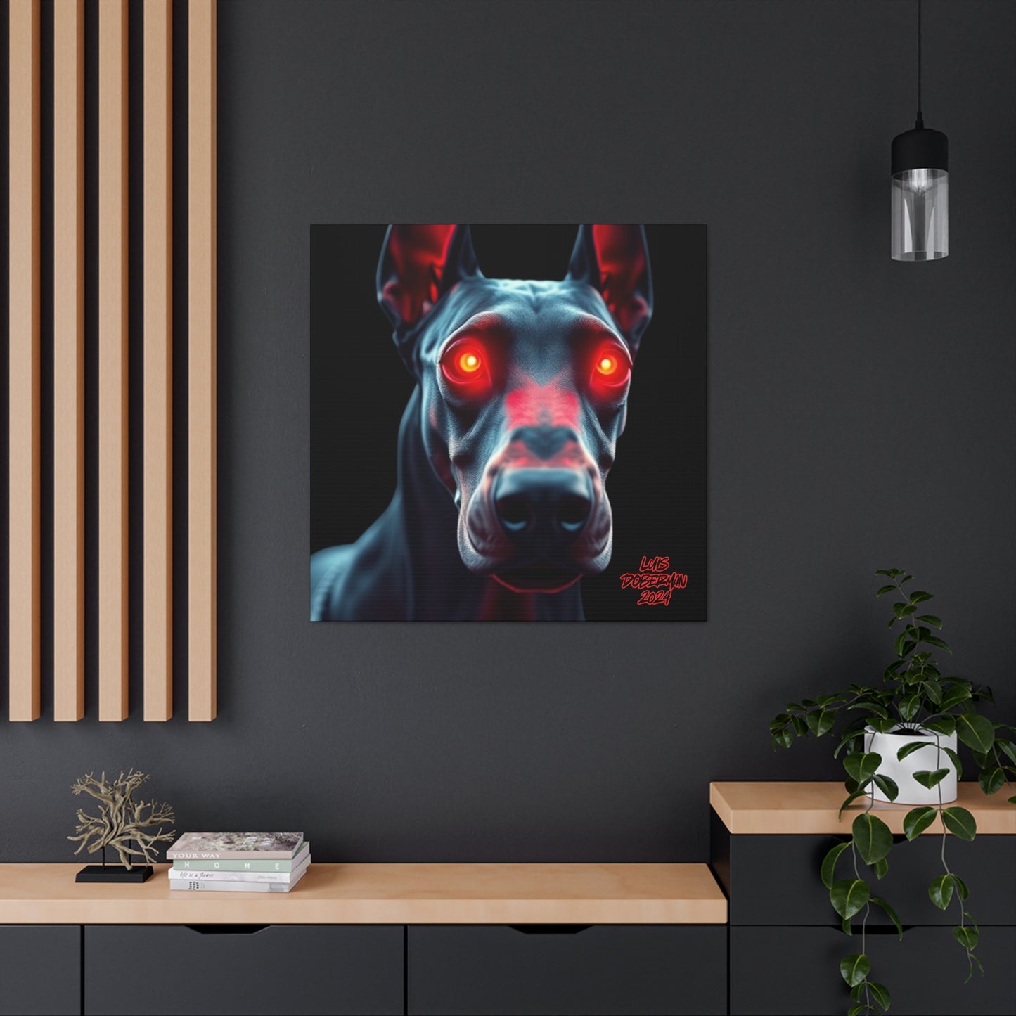 Luis Doberman 2024 Edition 008 Canvas Gallery Wraps