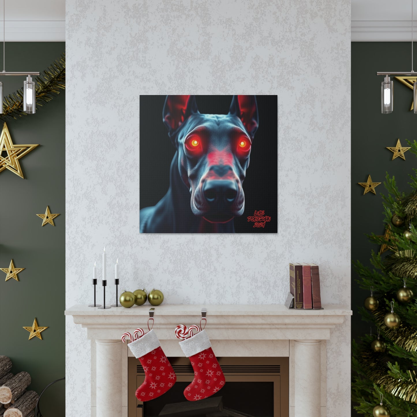 Luis Doberman 2024 Edition 008 Canvas Gallery Wraps