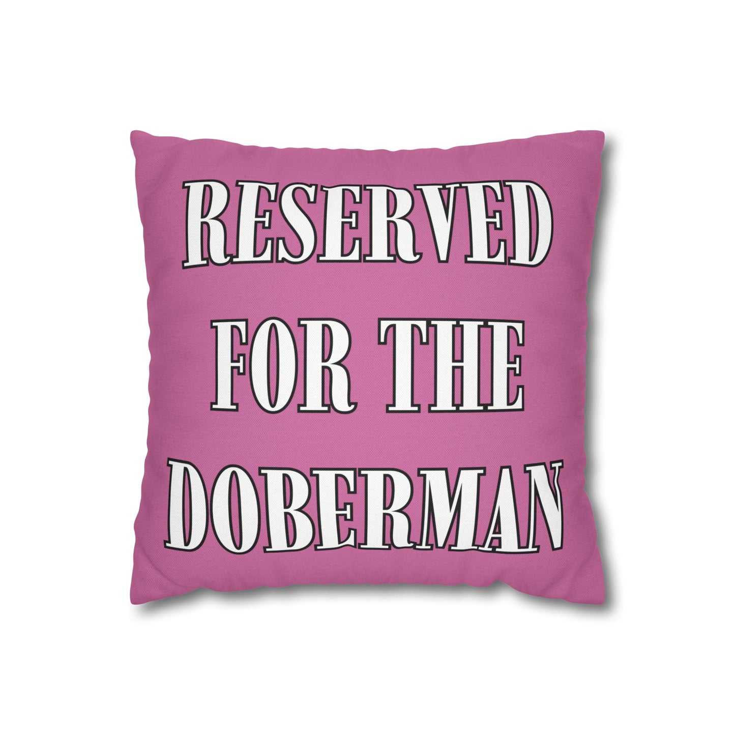 Reserved Pink Square Pillow Covers