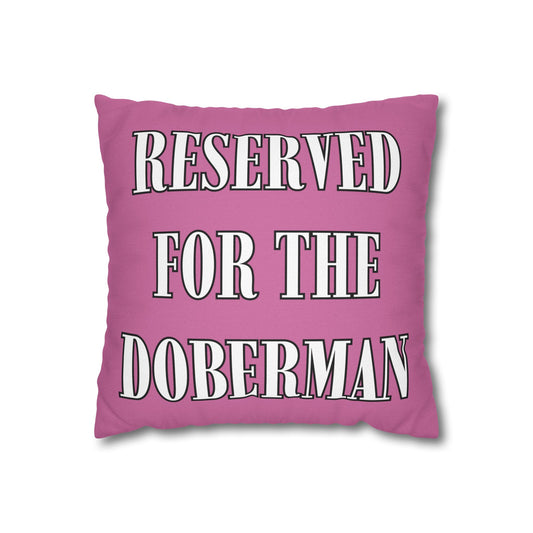 Reserved Pink Square Pillow Covers